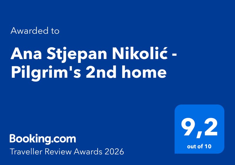 Booking.com Traveller Review Award 2026 — punteggio 9,2 su 10
